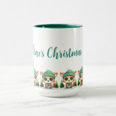 Niedliche Baby Animal Xmas angepasst Tasse (Zentrum)