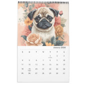 Niedliche Baby Animals Watercolor 2025 Kalender (Jan 2026)