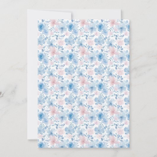 Niedliche Baby Bear Cubs Geschlechtsspezifische Pa Einladung (Rückseite)