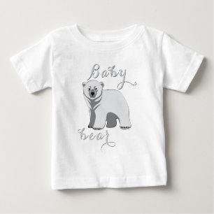 Niedliche Baby Bear Polar Bärenfamilie Baby T-shirt