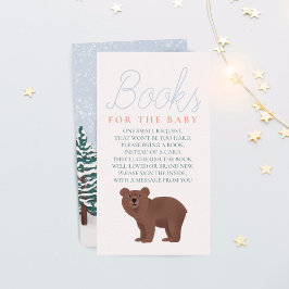 Niedliche Baby Bear Winter Books für Baby Begleitkarte