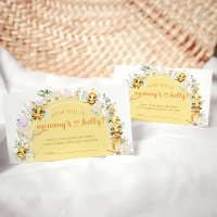 Niedliche Baby Bee & Floral wie groß ist Mami.