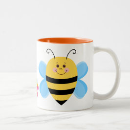 Niedliche Baby-Biene Zweifarbige Tasse
