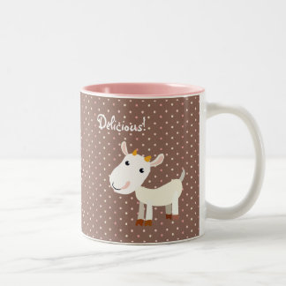Niedliche Baby-Billy-Ziegen-Tasse - kundengerecht Zweifarbige Tasse