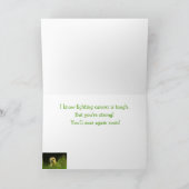 Niedliche Baby Bird Cancer Support Karte (Innenseite)