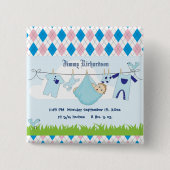 Niedliche Baby Boy Kleidung Line Button (Vorderseite)