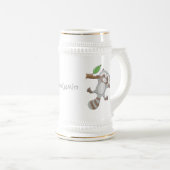 Niedliche Baby-Cartoon-Illustration Bierglas (VorderseiteRechts)