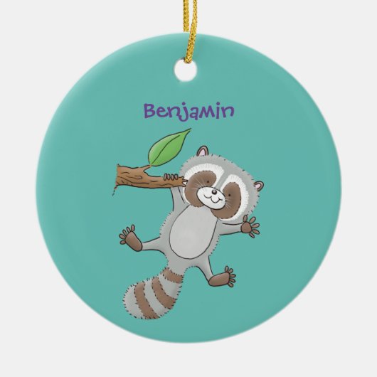 Niedliche Baby-Cartoon-Illustration Keramik Ornament (Vorne)