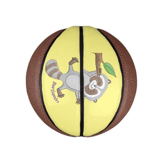 Niedliche Baby-Cartoon-Illustration Mini Basketball (Vertikal)