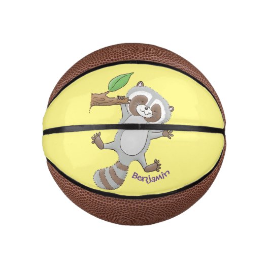 Niedliche Baby-Cartoon-Illustration Mini Basketball (Vorderseite)