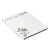 Niedliche Baby-Cartoon-Illustration Notizblock (angewinkelt)