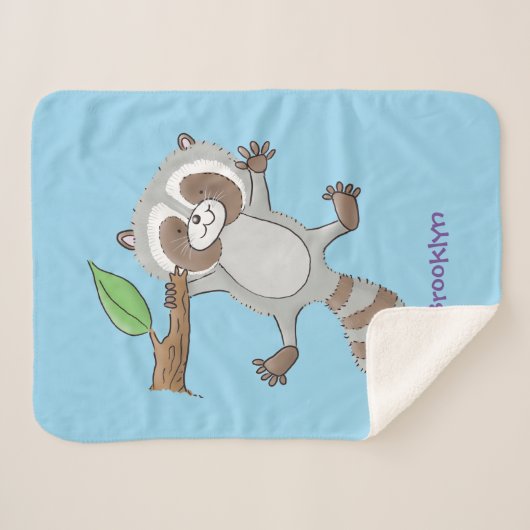 Niedliche Baby-Cartoon-Illustration Sherpadecke (Vorderseite (Horizontal))