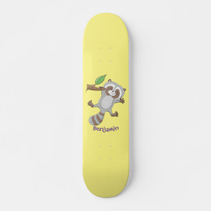 Niedliche Baby-Cartoon-Illustration Skateboard