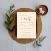 Niedliche Baby Dove Baby Dusche Einladung