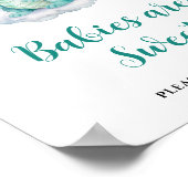 Niedliche Baby Dragon Babys sind süß Poster (Ecke)