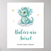 Niedliche Baby Dragon Babys sind süß Poster (Vorne)