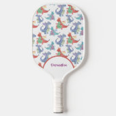 Niedliche Baby Dragons farbenfrohe Funny Family Pickleball Schläger (Vorderseite)