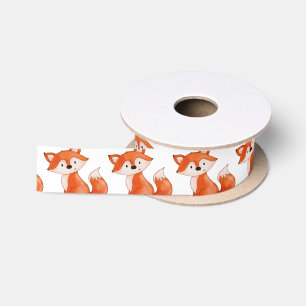 Niedliche Baby-Dusche BabyFox Wald Satinband