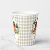 Niedliche Baby-Dusche für Zuchttiere Pappbecher (Rechts)