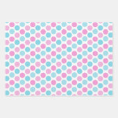 Niedliche Baby-Dusche/Gender-Reveal-Papiertüte Geschenkpapier Set (Vorderseite)