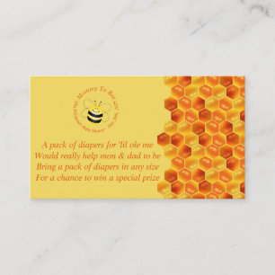 Niedliche Baby Dusche Windelwaschkarte Begleitkarte