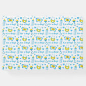 NIEDLICHE BABY-ELLOW-BLAU GÄSTEBUCH (Rückseite)