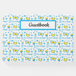 NIEDLICHE BABY-ELLOW-BLAU GÄSTEBUCH