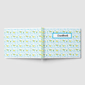 NIEDLICHE BABY-ELLOW-BLAU GÄSTEBUCH (Voll)