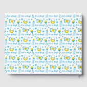 NIEDLICHE BABY-ELLOW-BLAU GÄSTEBUCH (Rückseite)