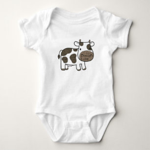 Niedliche Baby Gerber Baumwolle mit Kuh Strampler