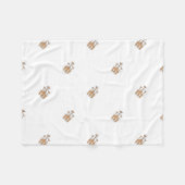 Niedliche Baby-Giraffen, Safari-Tiere Fleecedecke (Vorderseite (Horizontal))