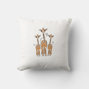 Niedliche Baby-Giraffen, Safari-Tiere Kissen