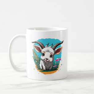 Niedliche Baby-Goat-Tasse Kaffeetasse