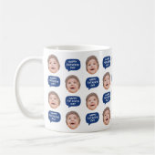 Niedliche Baby-Kinder sehen sich Foto für Vater Kaffeetasse (Links)