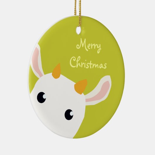 Niedliche Baby-Kinderweihnachtsverzierung Keramik Ornament (Rechts)