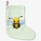 Niedliche Baby-Königin-Biene Kleiner Weihnachtsstrumpf (Vorderseite)
