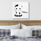 Niedliche Baby Kuh Cartoon Kinder gepackt Leinwand (Insitu (Schlafzimmer))