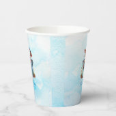 Niedliche Baby Kuh in Eimer Blue Baby Dusche Ihr J Pappbecher (Links)