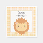 Niedliche Baby Lion Cub Gender Neutral Baby Dusche Serviette (Vorderseite)