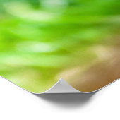 Niedliche Baby-Orang-Utan schaut sich im Staunen a Poster (Ecke)