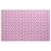 Niedliche Baby-Pinguine mit rosa Blume Stoff (Yard (91,4 cm))