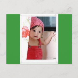 Niedliche Baby-Postkarte Postkarte
