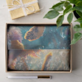 Niedliche Baby-Sea-Schildkröte mit Bläschen Decoup Seidenpapier (Geschenk)