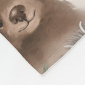 Niedliche Baby-Tiere Fleecedecke (Ecke)