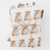 Niedliche Baby-Tiere Geschenkpapier Set (Beispiel)