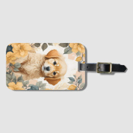 Niedliche Baby-Tiere | Golden Retriever Puppy Gepäckanhänger