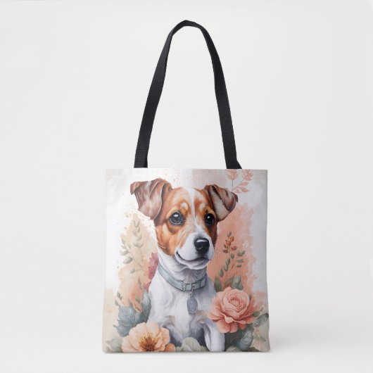 Niedliche Baby-Tiere | Jack Russell Terrier Puppy Tasche (Vorderseite)