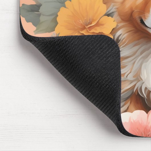 Niedliche Baby-Tiere | Niedlich Shetland Sheepdog Mousepad (Ecke)