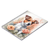 Niedliche Baby-Tiere | Niedlicher Jack Russel Terr Notizblock (Linke Seite)