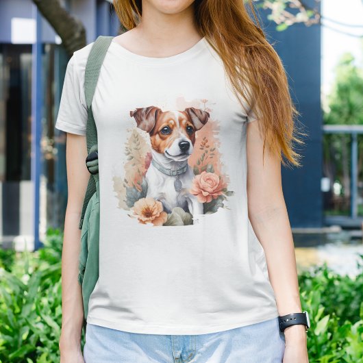 Niedliche Baby-Tiere | Niedlicher Jack Russel Terr T-Shirt